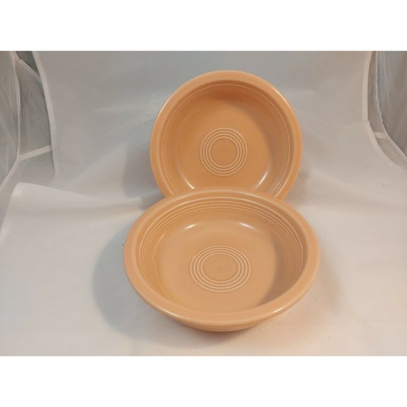 HLC Fiesta ware Rose color 7" Cereal Bowl Pink ceramic HLC USA 1 pc - Picture 5 of 6